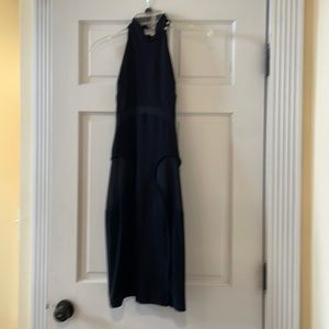 Diesel Mesh Halter Bodycon Dress